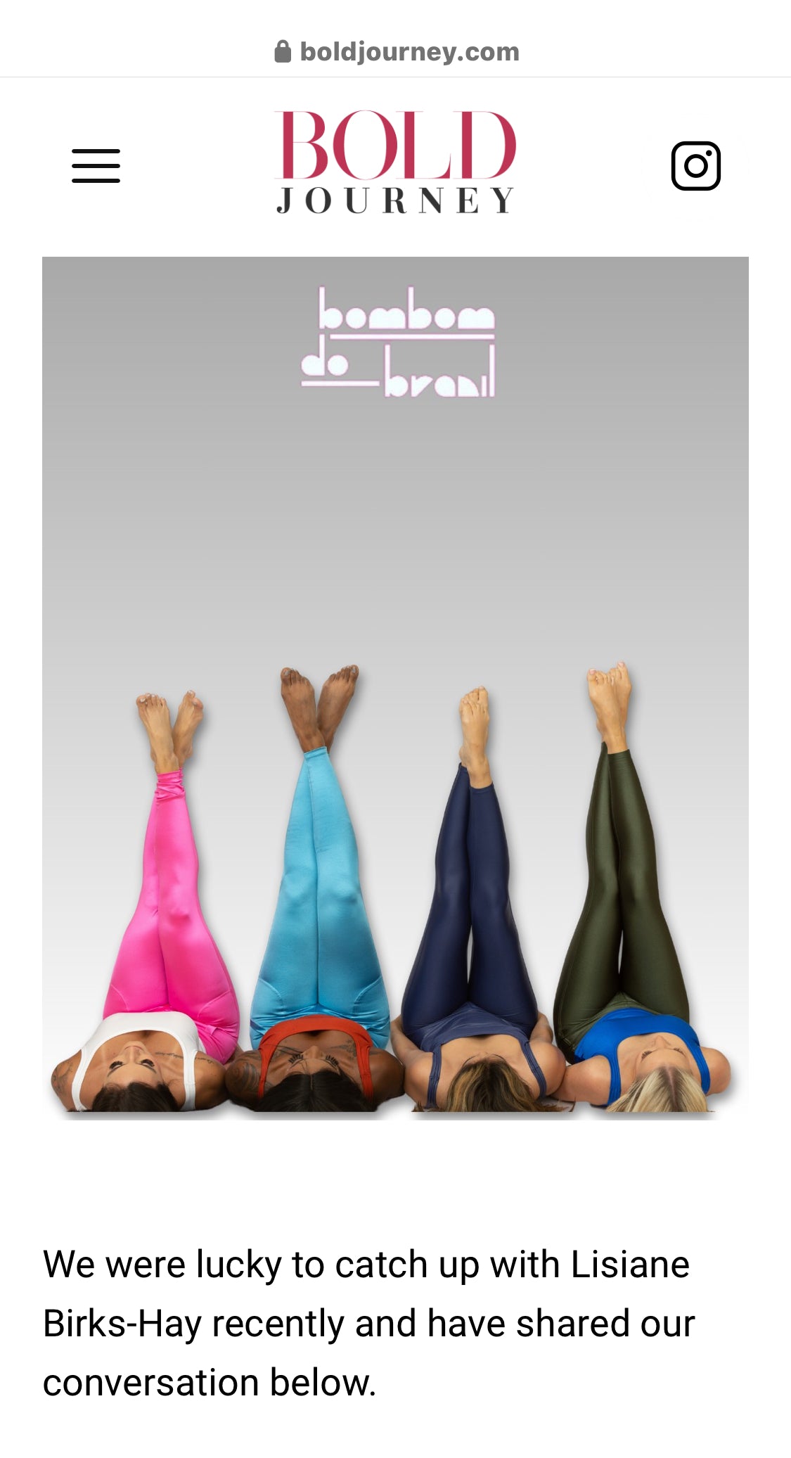 Resilience article written by Bold Journey Magazine – BombomdoBrasil