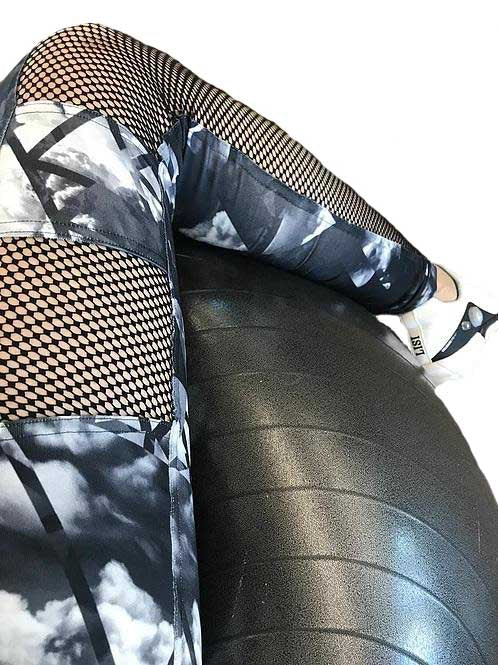 Sky Scraper Mesh leggings - BombomdoBrasil